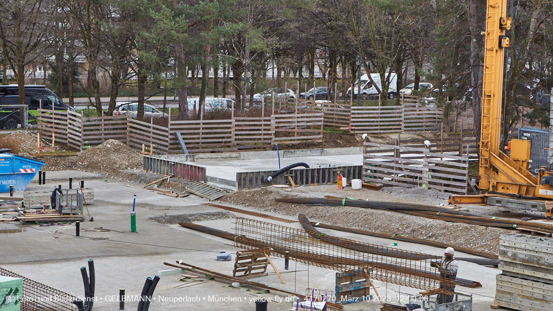 10.03.2023 - Baustelle Zum Haus für Kinder in Neuperlach